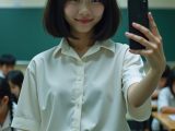 【スマホ自撮り】　25年07月01日　愛知県　犬山市　スマホ自撮り　　出会うなら　⇒　https://rank.pink/selfie　　#自撮り　#selfie　　　